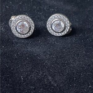 Elegant 925 Stirling Silver Stud Earrings